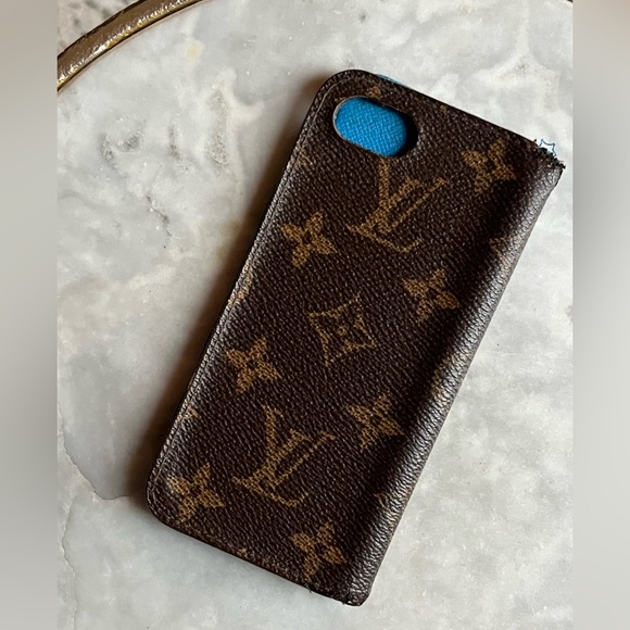 Louis Vuitton Monogram Brown & Blue iPhone 7 Case - Picture 4 of 16